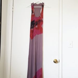 Monrow maxi dress purple Medium